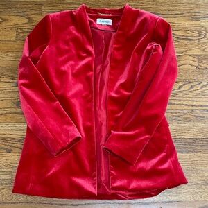 Calvin Klein red blazer